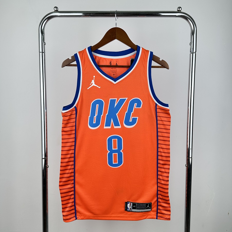 Oklahoma City Thunder NBA Jersey-11